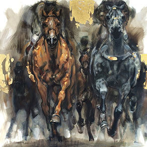 Rosemary Parcell nz fine art horse paintings